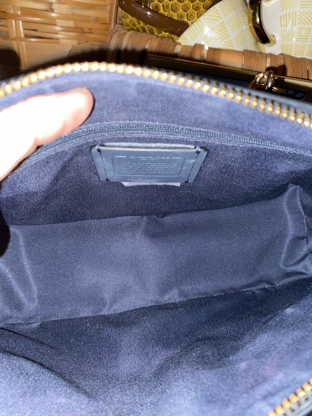 Coach Katy Black Dome Satchel with Gold Hardware - Picture 5 of 13